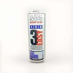 Mussel Bound Double Sided Adhesive Tile Mat with Tile Spacers 15 Sq Ft Coverage